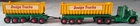 Matchbox King Size K-16 Dodge Dump Truck Tractor Trailer Lesney Very Good