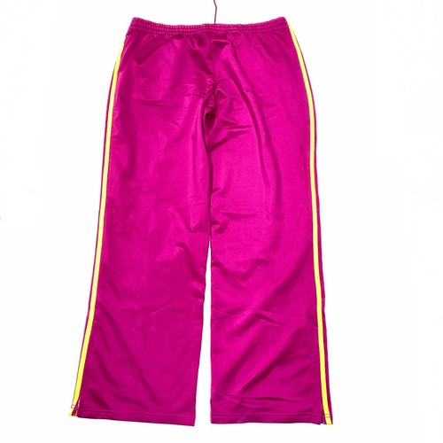 Adidas Grun Woman’s Track Pants Trefoil Purple W/ Multi Color Stripes Size XL - Picture 6 of 6
