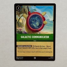 Galactic Communicator 99/204 Disney Lorcana Azurite Sea Regular Common Card NM