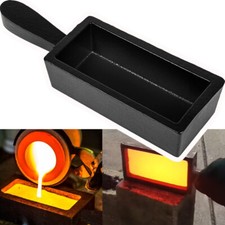 100oz Loaf Cast Iron Ingot Mold for Melting Casting Refining Gold Silver Copper