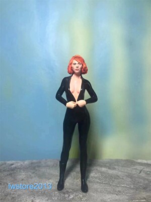 1/18 Sexy Black Widow Girl 4" Resin Figurines Figures Model For Cars  Vehicles | eBay