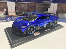 Bugatti Divo - Blue w/ Carbon Fiber 1/18 Scale Maisto Special Edition - New