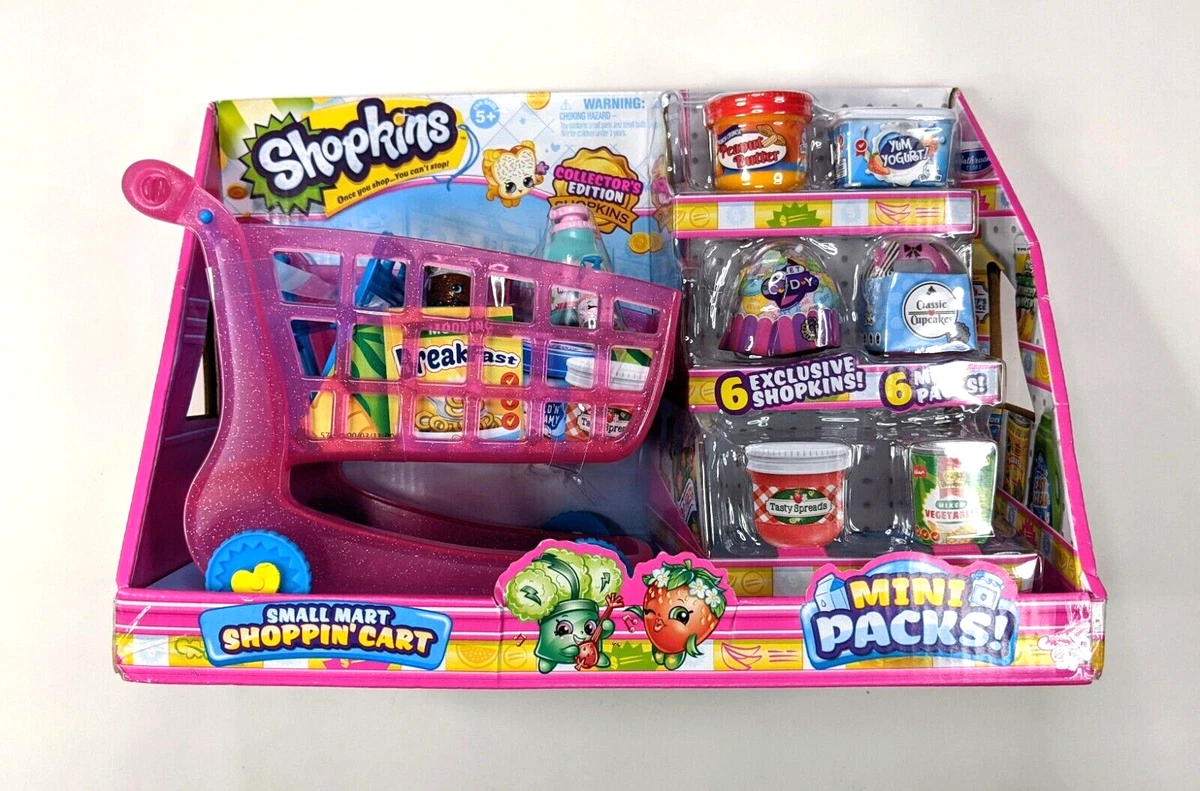 Shopkins small mart sales shopping cart