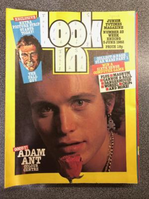 LOOK IN COMIC 23 05/06/82 ADAM ANT STAR WARS FALL GUY MAGNUM CHIPS 