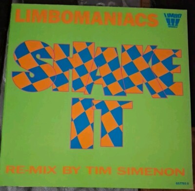Limbomaniacs - Shake It  12'' Vinyl Single 1992. In-Effect Records 657793 6