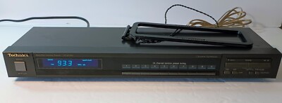 Vintage Technics ST-Z780 Stereo AM/FM Digital Tuner & Antenna