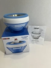 Zoku Ice Cream, Sorbet, Gelato Maker. Makes Ice cream In 10 Minutes!!!!  Blue