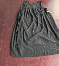 Old Navy Dress Woman Medium Black Sleeveless Baby Doll Vacation Casual  Boho