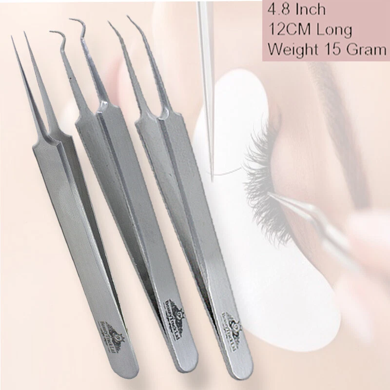 BEAUTYTRACK AKNE NADEL MITESSER ABZIEHER ENTFERNER PINZETTE WERKZEUGE KOMEDON GERADE GEKRÜMMT