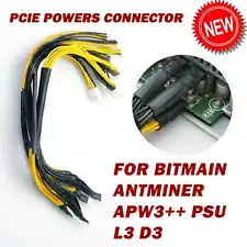 PCIE Powers Connector for Bitmain Antminer APW3++ PSU L3 D3 FAST SHIP 2025 NEW
