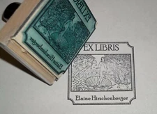 Custom Birth of Venus by Botticelli Ex Libris rubber stamp by Amazing Arts