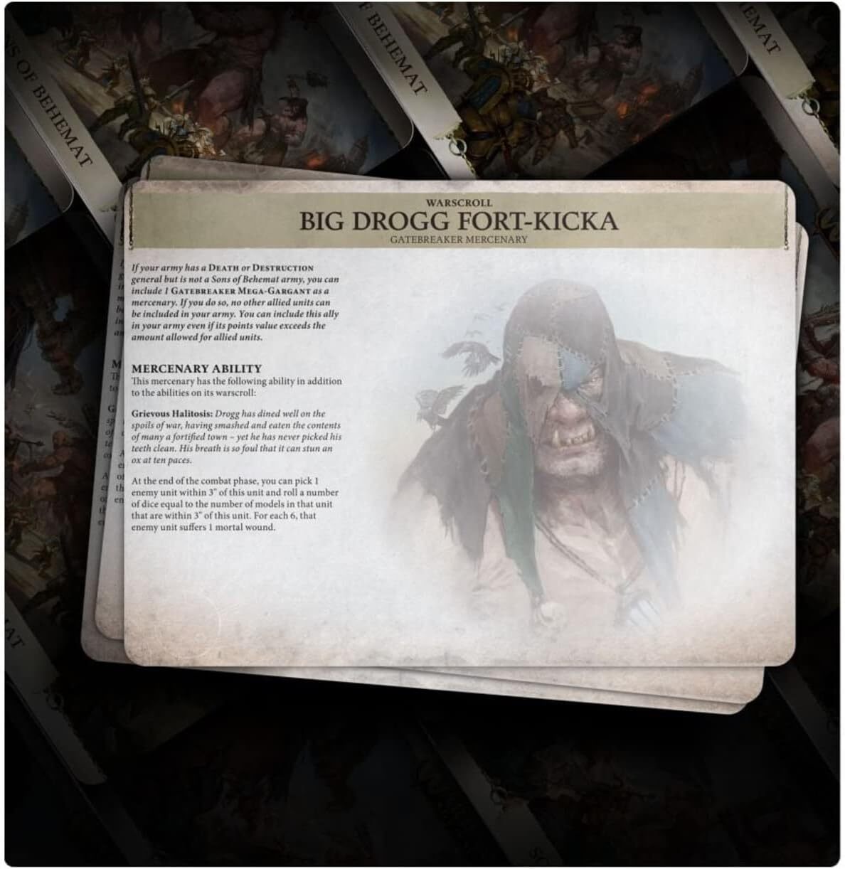 Thumbnail - Games Workshop - Warhammer - Age Of Sigmar - Warscroll Cards: Sons Of