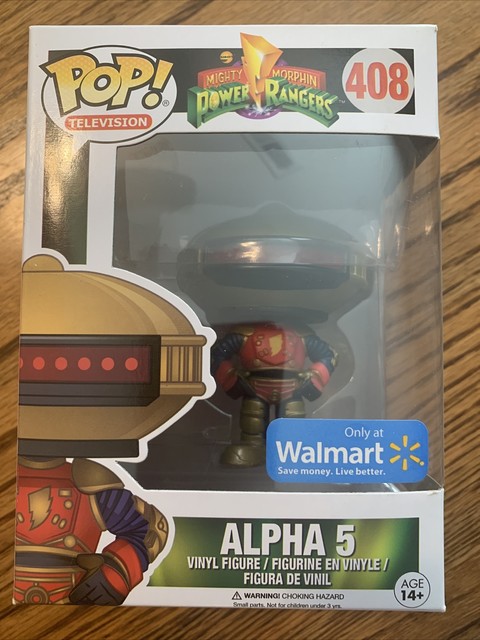 Funko Pop 408 Television Mighty Morphin Power Rangers Alpha 5 Walmart for sale online | eBay