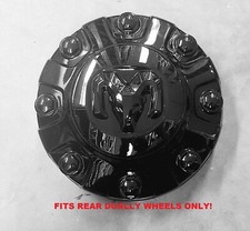 Oem New Ram Black 3500 Dually Rear Center Cap Mopar Part 6uv29dx8aa 6uv29dx8ab