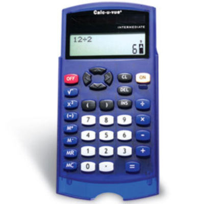 Learning Resources INTERMEDIATE CALCULATOR Cal U Vue LER 0034