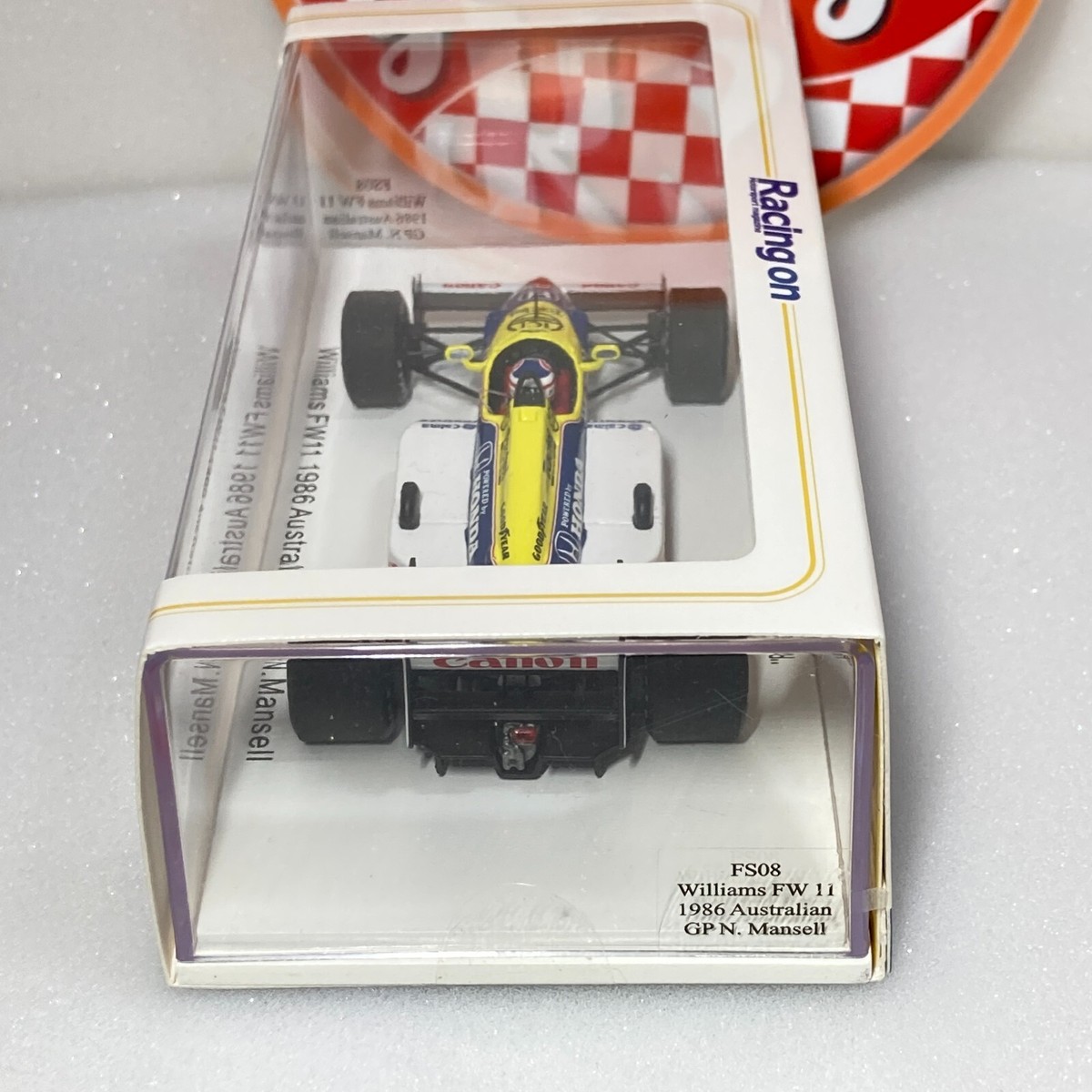 Spark 1/43 Williams FW11 Winner Australian GP 1986 N.Mansell Spark 1/43 Williams FW11 Winner Australian GP 1986 N.Mansell
