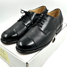 Tauer & Johnson Mens 9 D Americana EX Wellington Derby Dress Shoes Deer Calf Stevie Brown Deerskin Men main image 3