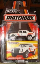 LAMBORGHINI LM002 CAR - MATCHBOX BEST OF - MINT UNOPENED ON CARD -  c2015