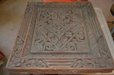 Ornate 3D Relief Baroque Victorian Carved Faux Wood Foam Wall Panel Art Deco VTG