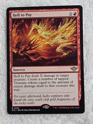 MTG Hell to Pay - Outlaws of Thunder Junction (OTJ) #126 Card Rare NM | eBay