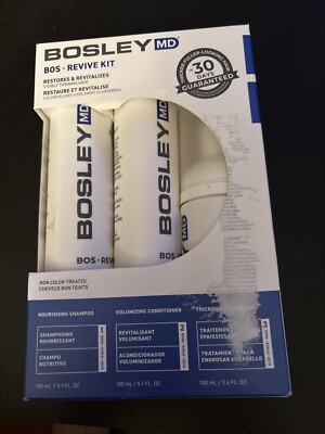 BOSLEYMD BosRevive Non Color-Treated Hair 30 Day Kit, 0.88 lb / 411 ml