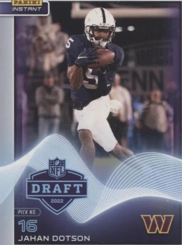 2022 Panini Instant NFL Draft Jahan Dotson #13