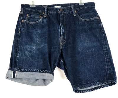 WAREHOUSE デニム　ジーンズ　ショーツDUCK DIGGER 34 Warehouse Co Duck Digger Shorts Mens 34 Denim Jean Red Line