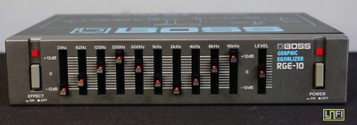 Boss RGE-10 Graphic Equaliser - 80's Vintage Half Micro Rack Signal Processor