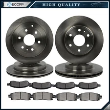 Front And Rear Brake Rotors Discs Brake Pads For BUICK ENCLAVE 2008 2009 - 2017
