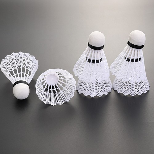12pcs Plastic Badminton Balls Lightweight Badminton Shuttlecock Supplies (White) - Picture 6 of 10