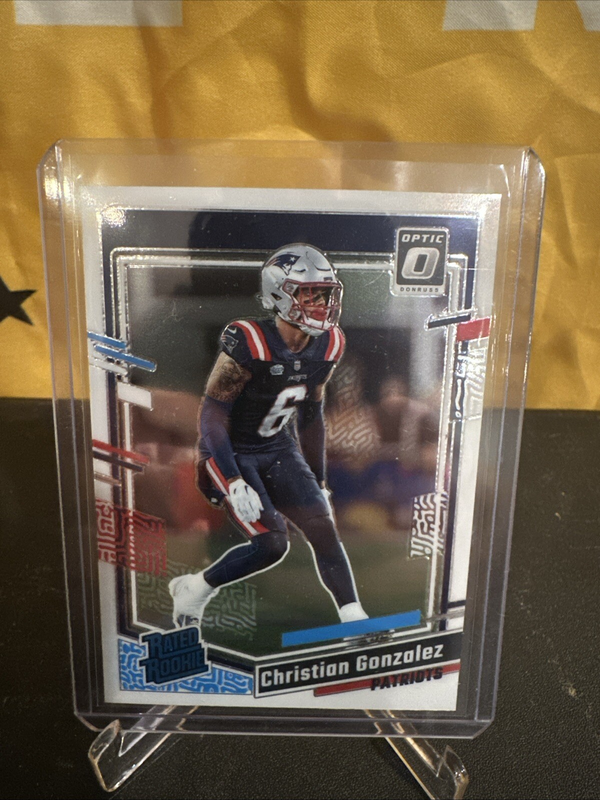 2023 Panini Donruss Optic - Rated Rookie Holo Prizm #274 Christian Gonzalez (RC)