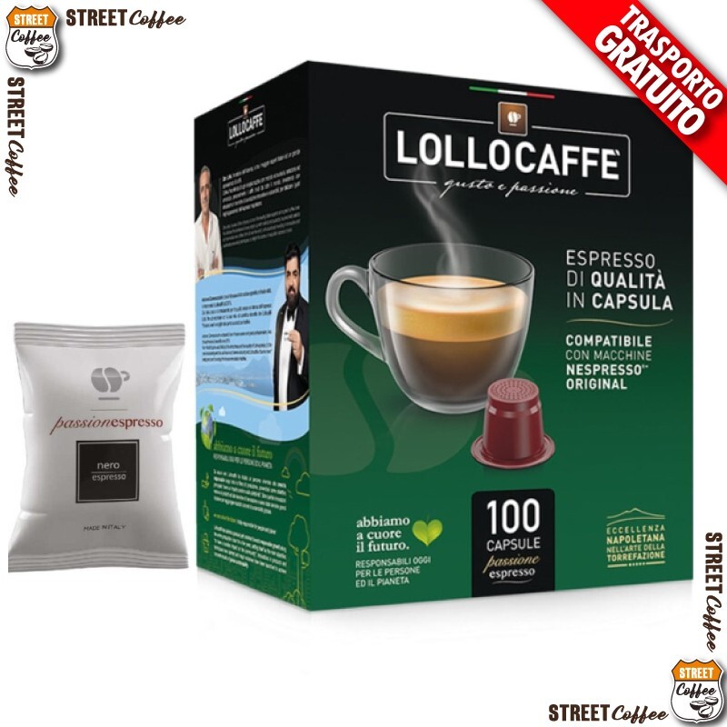 Lollo Caffè Passione Espresso, Miscela Nera- 300 Capsule - Compatibili Con Le Macchine Ad Uso Domestico Nespresso - Foto 6