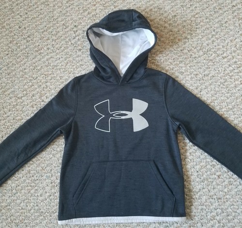 Under Armour Cold Gear NEW with Tags Youth Dark Gray Hoodie Youth Size XS - Picture 3 of 12