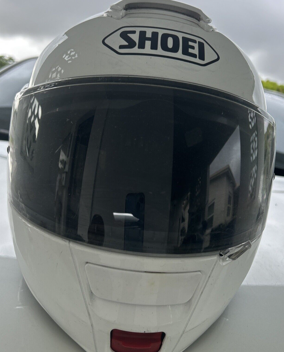 Shoei Neotec Full Face Helmet Size L White Helmet In great