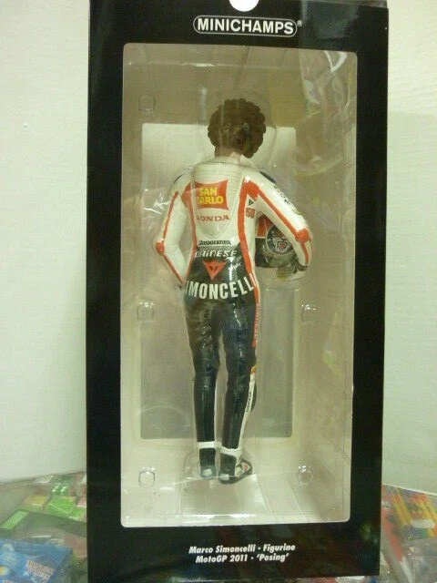 Minichamps 362 110058 figurina 1/6 Marco Simoncelli Moto GP 2011 Limited Edition - Immagine 2 di 3
