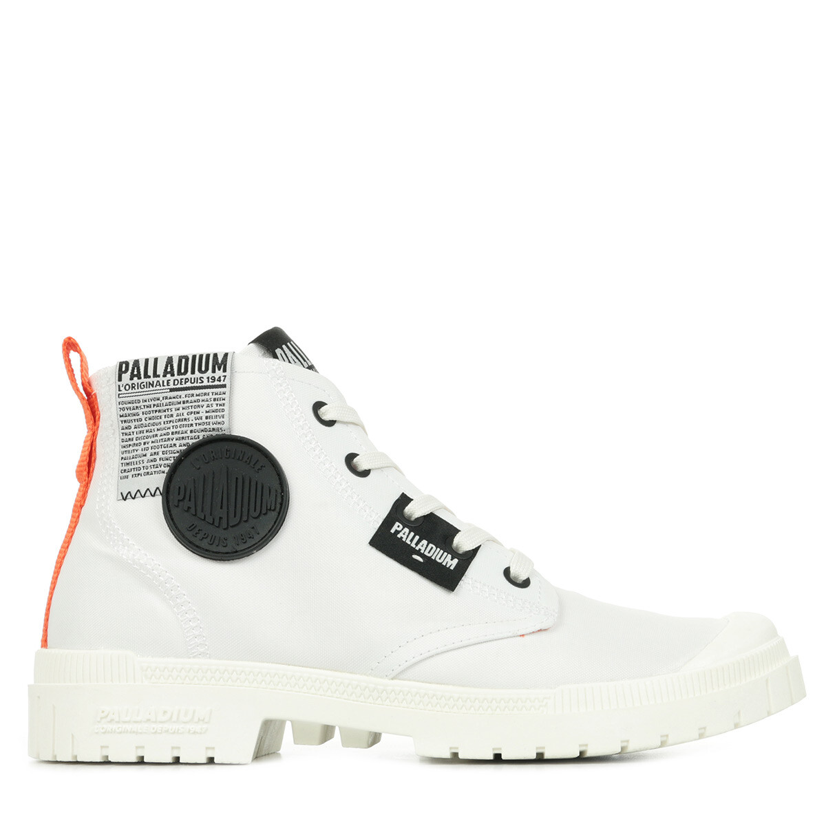 Chaussures Boots Palladium unisexe SP20 Overlab Blanc Blanche
