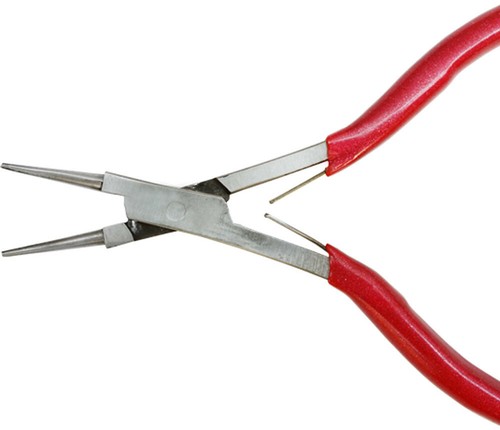 Double Spring 5-1/2'' Slim CIRCULAR Plier Grabbing Picking Jewelry Pliers Tool - Picture 4 of 4