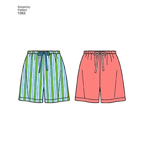 Simplicity SEWING PATTERN 1563 Misses/Mens/Teens Pyjamas & Robe XS-XL - Picture 5 of 8