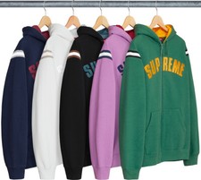 Supreme Jet Sleeve Zip Up Hooded Sweatshirt Black — listing 3