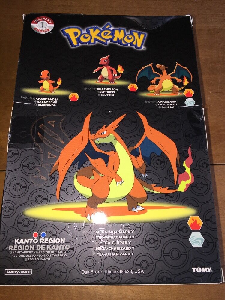 Tomy Pokemon XY Charmander, Charmeleon, Charizard & Mega Charizard Y Boxed  Mini Evolution Figure (Set of 4) - US