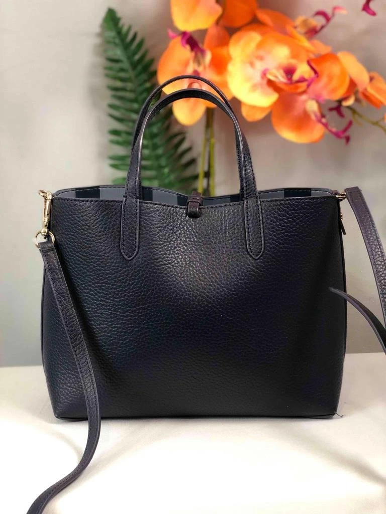 Mini reversible faux leather tote bag sale