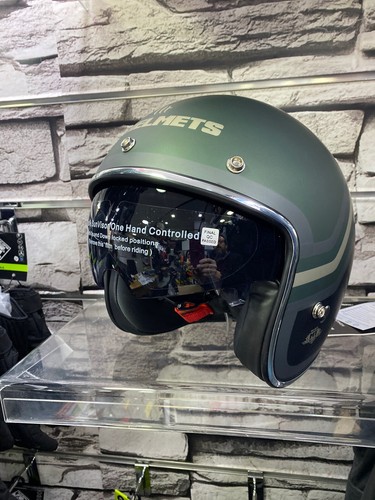 Casco Jet MT Le Mans Con Visiera a Scomparsa Tg S | eBay