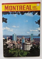 Montreal Quebec Canada Tourism Booklet Travel Brochure Guide Vintage 1972 Souven