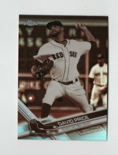 2017 Topps Chrome Baseball SEPIA REFRACTOR EVAN LONGORIA TAMPA BAY RAYS #161 - Picture 8 of 9
