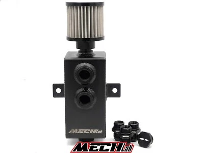 tanica recupero vapori decanter raccordi AN10 oil catch tank ventilata + paratie - Bild 1 von 4