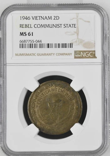 Vietnam 2 Dong 1946 NGC MS 61