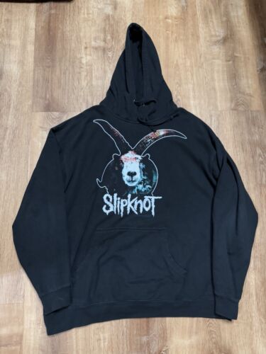 Slipknot Goat Hoodie Sweatshirt Mens XL/2XL Black Music Band
