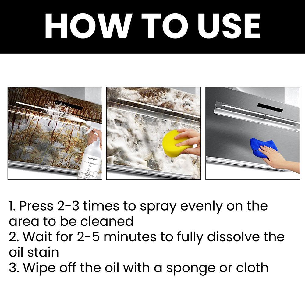 Splash Foam Spray Splash Foam Spray Cleaner Kitchen Heavy Oil Foam