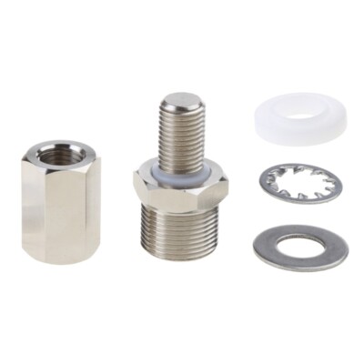 3/8'' x 24 Stud CB Antenna Mount to SO-239 Adapter fit 1/2'' Hole for CB Ham Radio