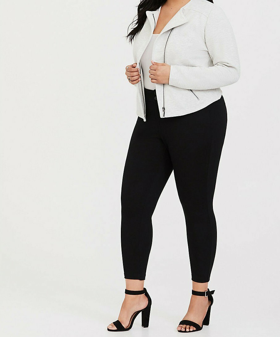 fr  Torrid Knit Zip Moto Jacket Light grey 4 4X 26 #84765 | eBay
